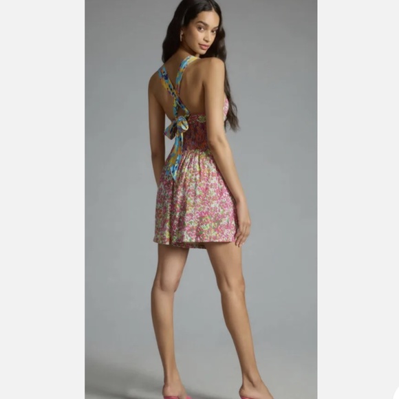 PLENTY BY TRACY REESE CINCHED TIE-BACK ROMPER - Picture 2 of 7